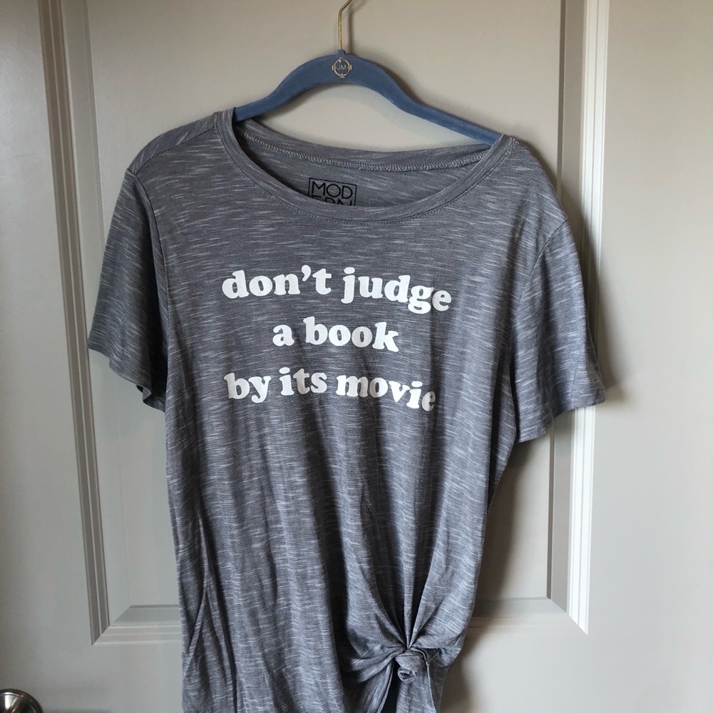 Tshirt: Don’t judge a book by its movie